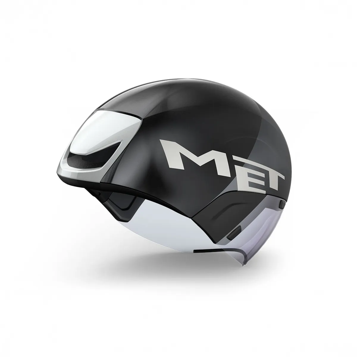 MET Codatronca Aero Road Helmet - Black Silver