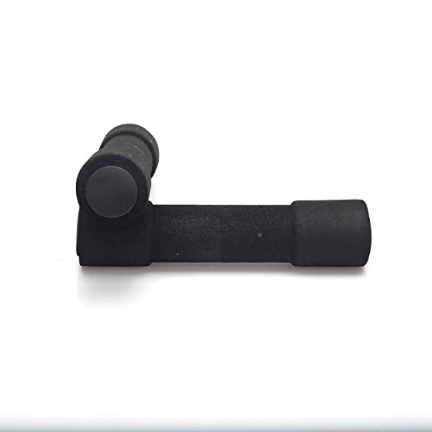 Mind Reader Soft Hand Indoor Outdoor Workout, Rubber Dumbbells, Home Fitness Free Weights, 2.2 lbs, Set of 2, 2.2 Pounds, Black