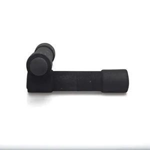Mind Reader Soft Hand Indoor Outdoor Workout, Rubber Dumbbells, Home Fitness Free Weights, 2.2 lbs, Set of 2, 2.2 Pounds, Black
