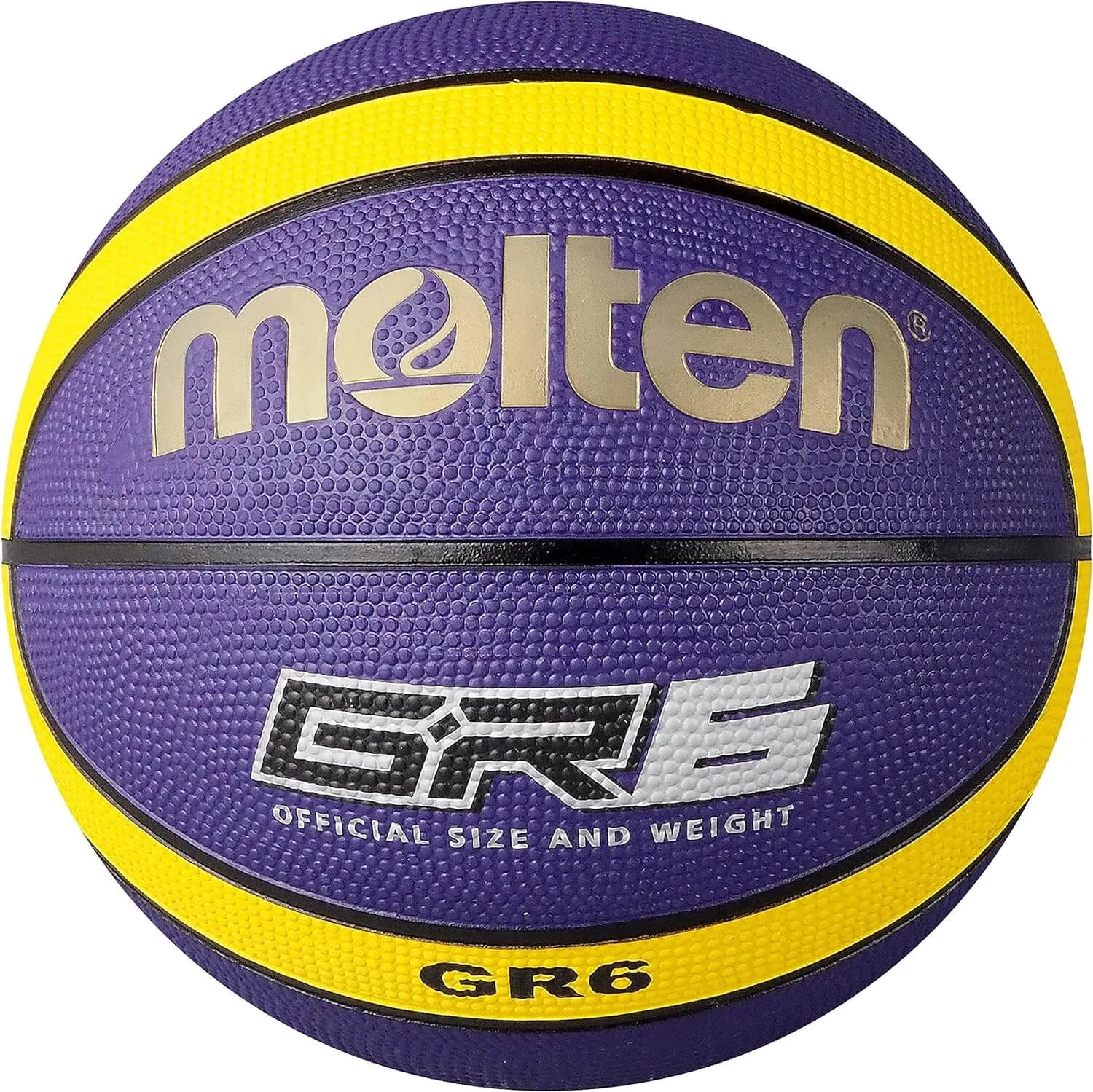Molten BGR Basketball - Purple/Yellow