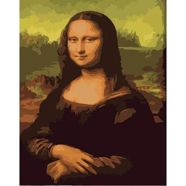 Mona Lisa - Canvastly DIY Paint By Numbers
