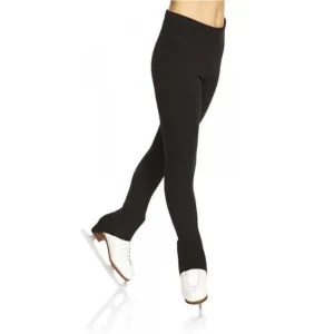 Mondor 4456 Heel Cover Fleece Skating Pants in Black - Girls