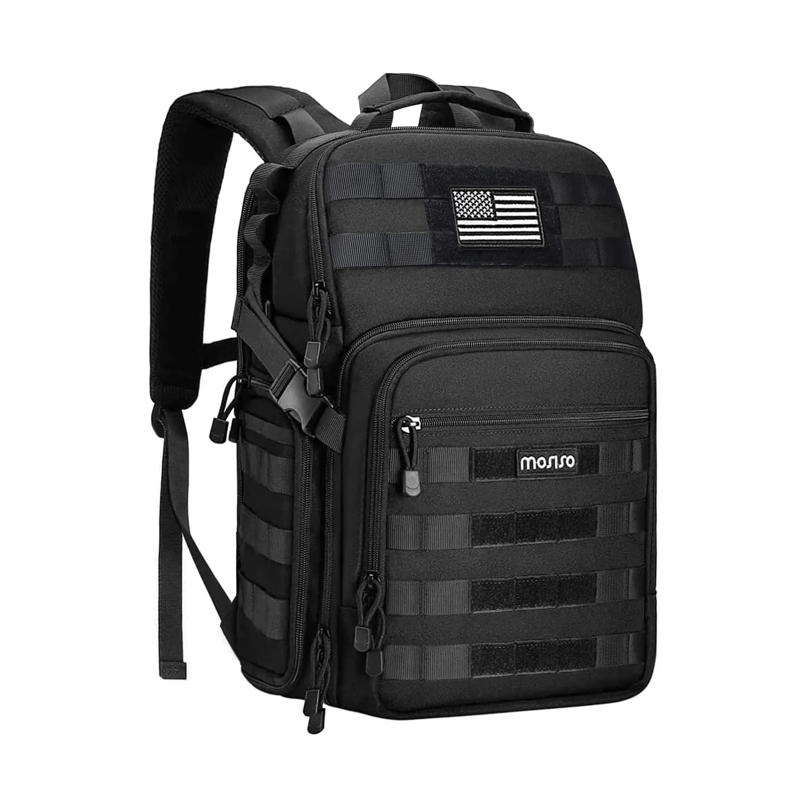 MOSISO Camera Backpack, DSLR/SLR/Mirrorless Tactical Camera Bag with Laptop Compartment Compatible Canon/Nikon/Sony