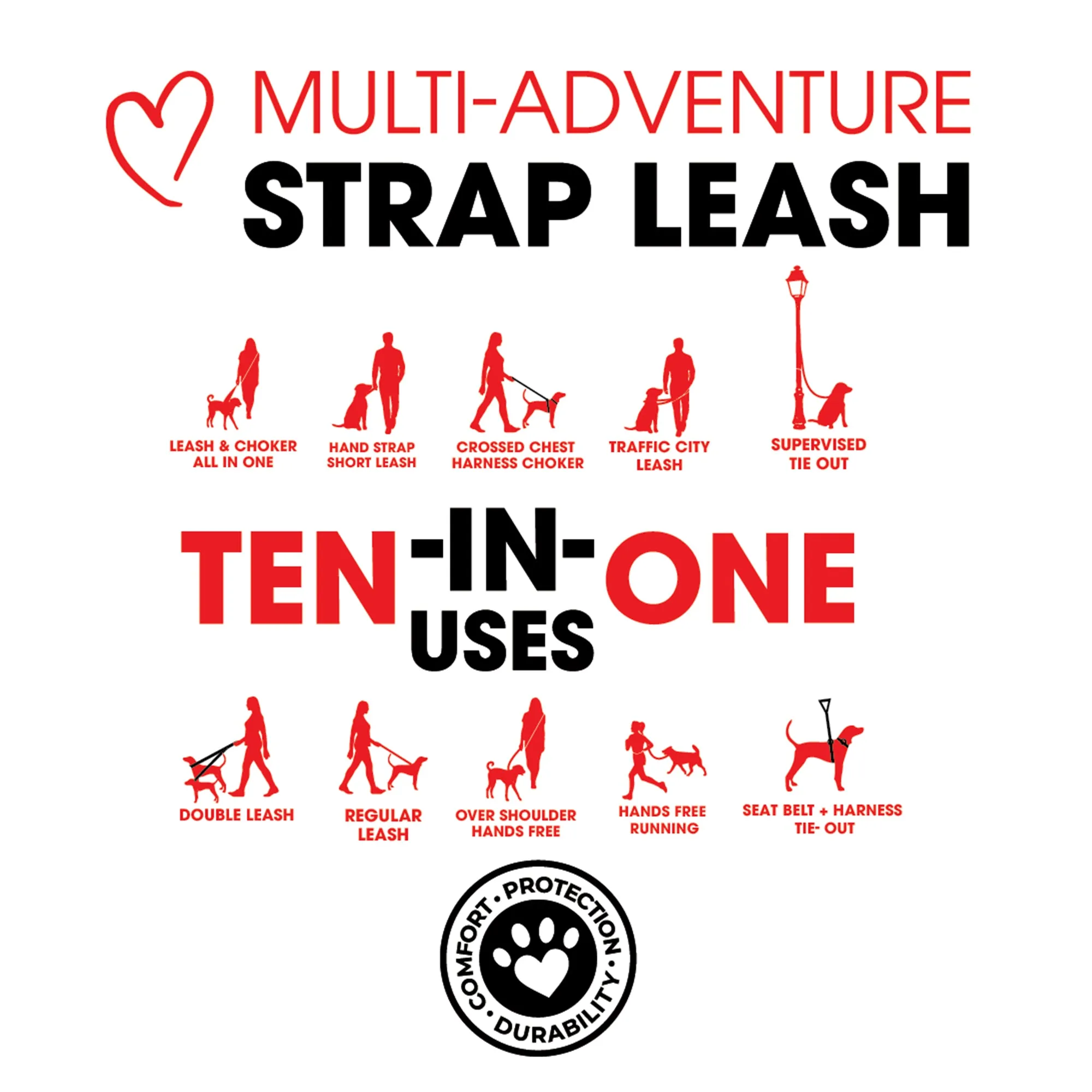 MULTI-ADVENTURE  DOG LEASH