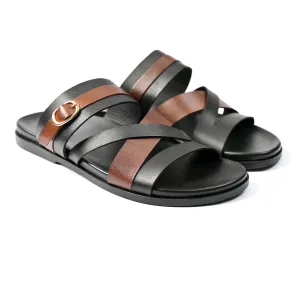 MULTI LEATHER  EVA CUSHIONING SLIPPER
