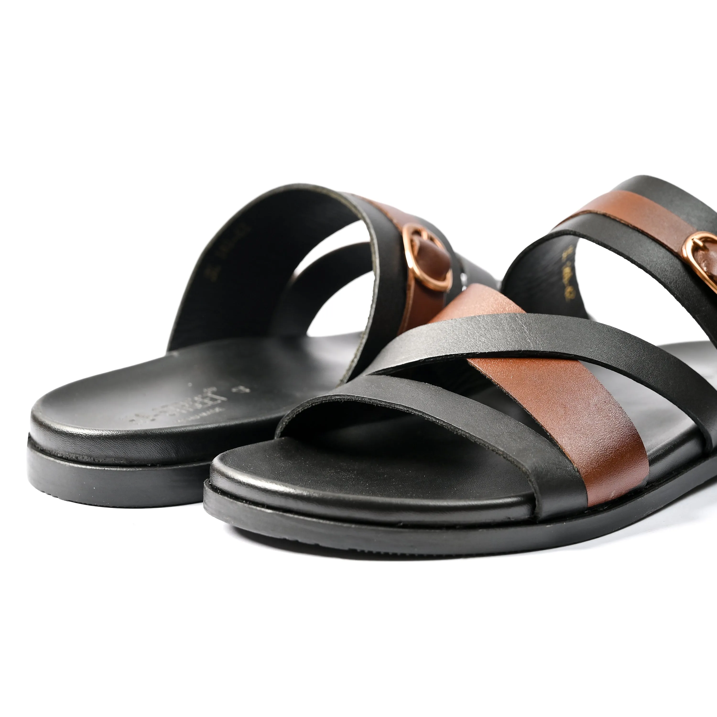 MULTI LEATHER  EVA CUSHIONING SLIPPER