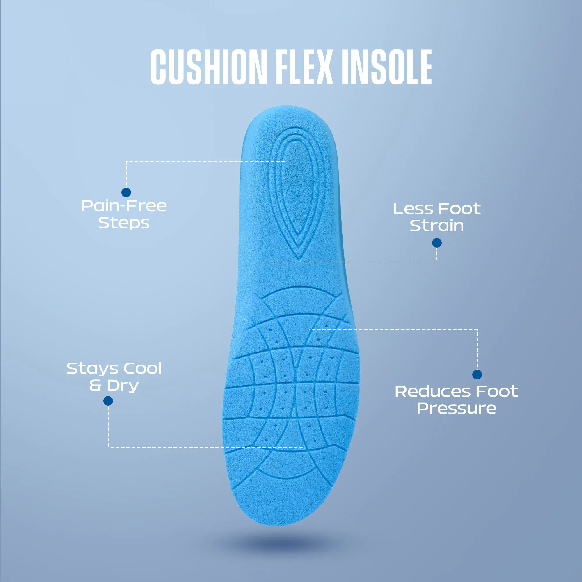 MULTI PIECES MEMORY FOAM SHOES