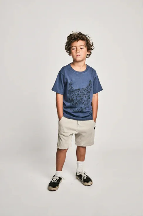 Munster Kids | Bug Me Tee- Denim Blue