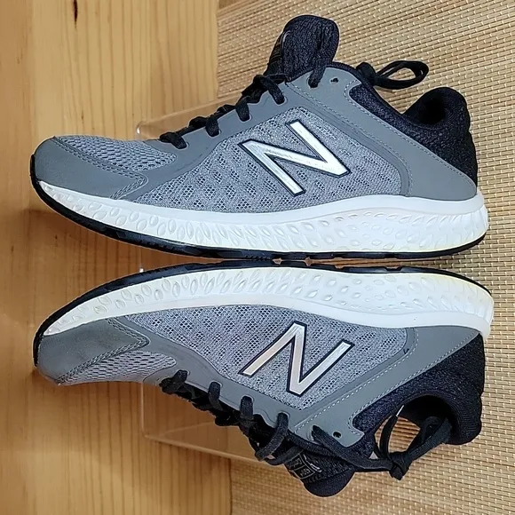 New Balance 420 V4 Mens Sneaker sz8 Gray Navy Training Athletic Shoes M420LG4