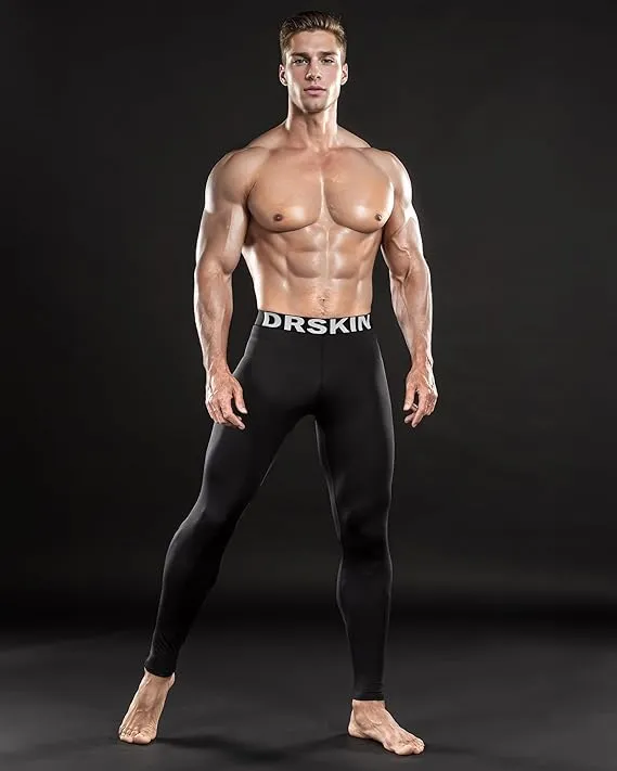NEW DRSKIN Mens Performance Legging Base Layer Sz 3X