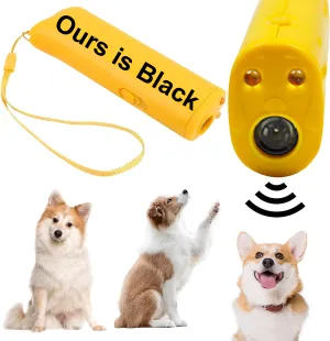 NEW Mein HERZ Handheld Dog Repellent Trainer, Anti Barking Device, LED Ultrasonic Dog Repeller and Trainer Device 3 in 1 Anti Barking Stop Bark Handheld Dog Training Device, with LED Flashlight