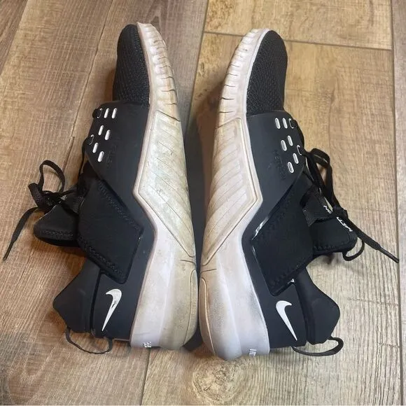 Nike Free x Metcon 2 Cross Training Shoes Men's Size 13 Black White AQ8306-004