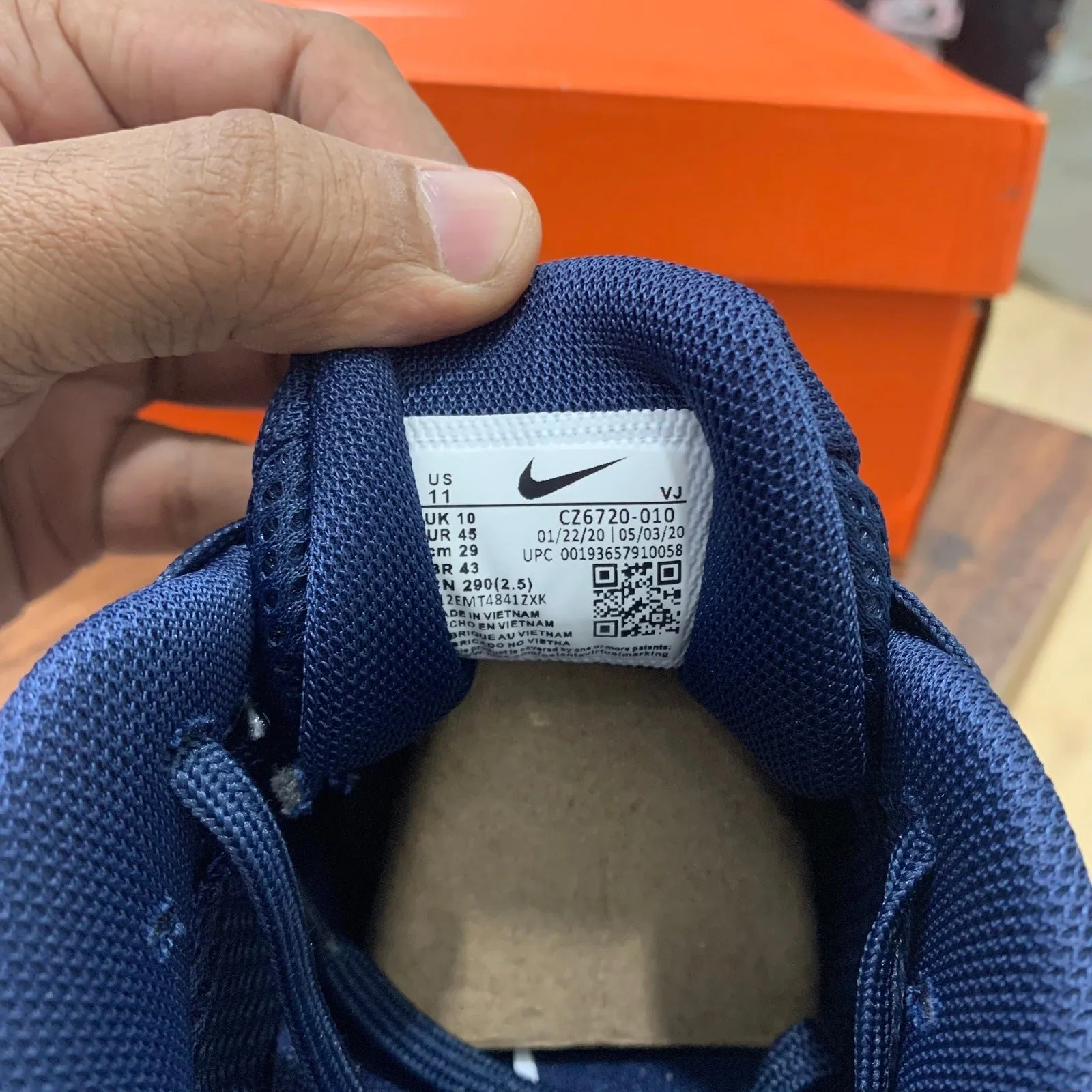 NK Zoom Structure 23 Dark Blue
