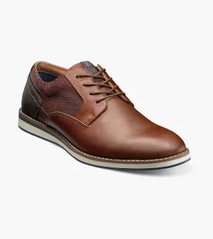 Nunn Bush Circuit Plain Toe Oxford  84889 - Brandy