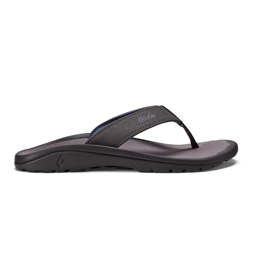 'Ohana Men's Beach Sandals - Charcoal/Pavement