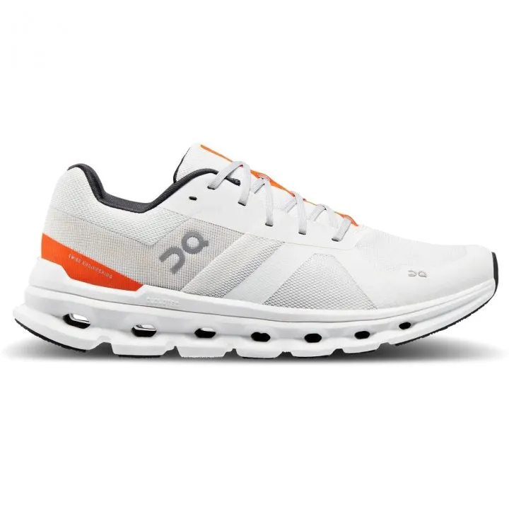 ON Men's CloudRunner Wide - Undyed-White/Flame