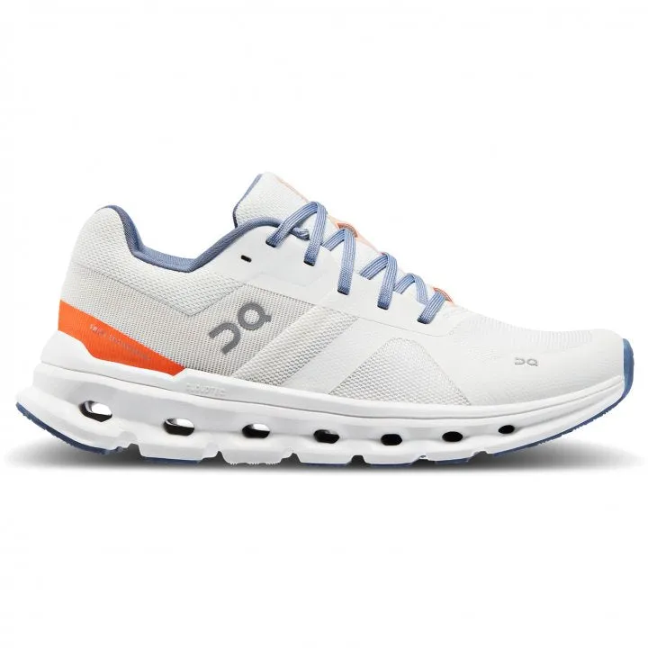 ON Women's CloudRunner Wide -Undyed-White/Flame