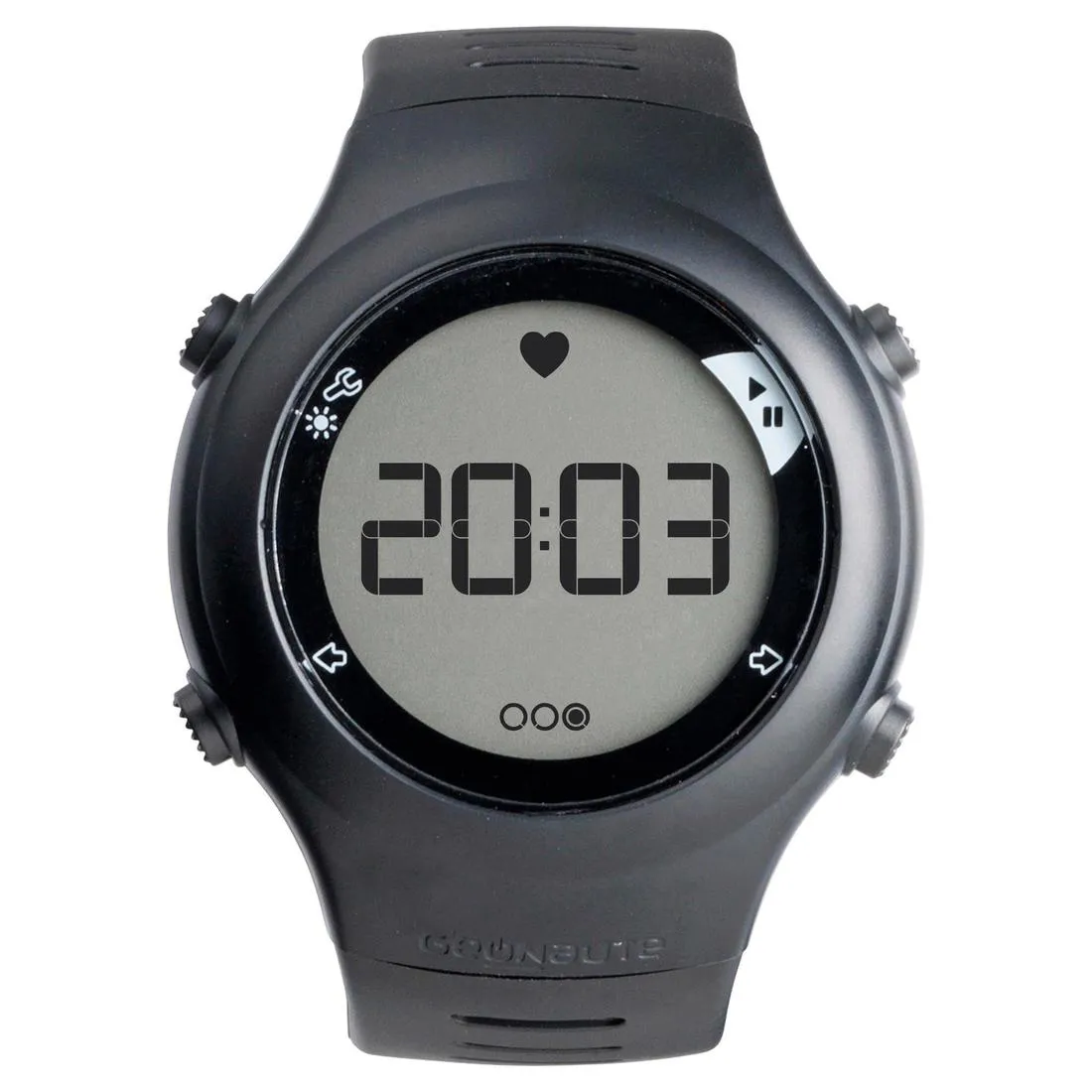 ONRHYTHM 110 runner's heart rate monitor watch black