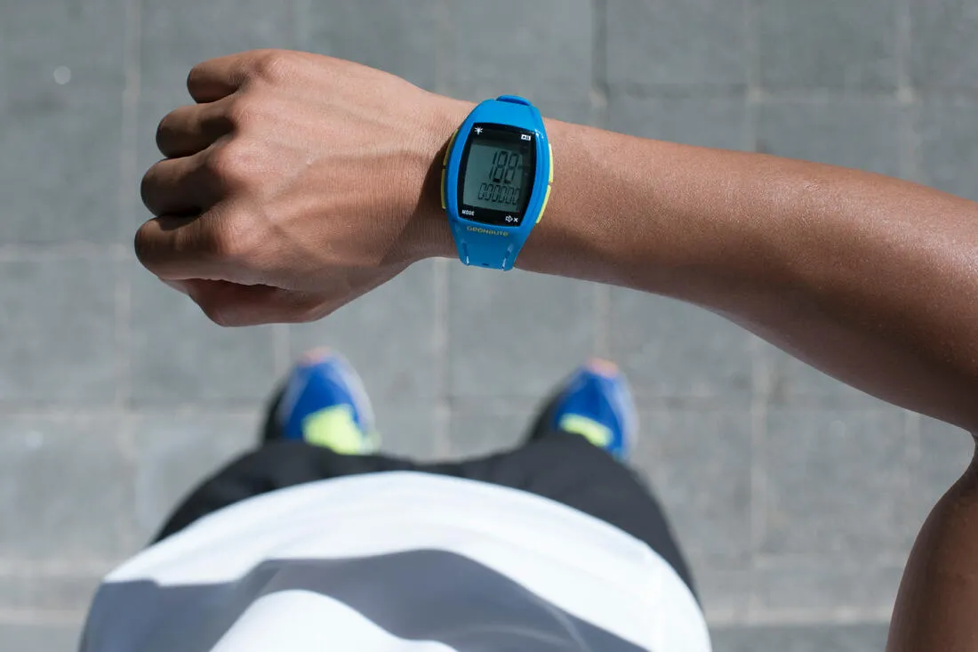 ONRHYTHM 310 watch and belt with heart rate monitor blue