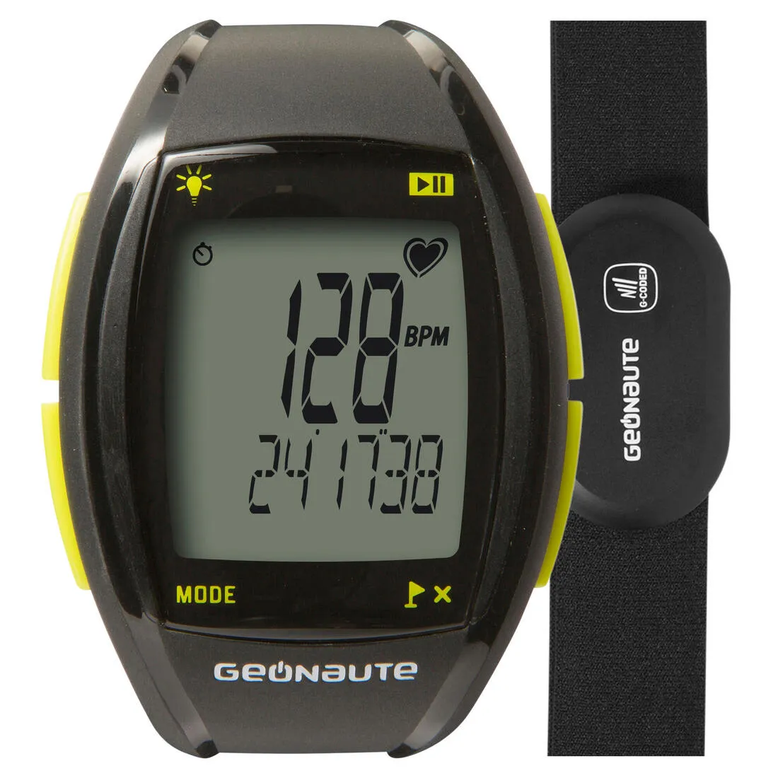 ONrhythm 410 Heart Rate Monitor Watch and Coded Chest Strap