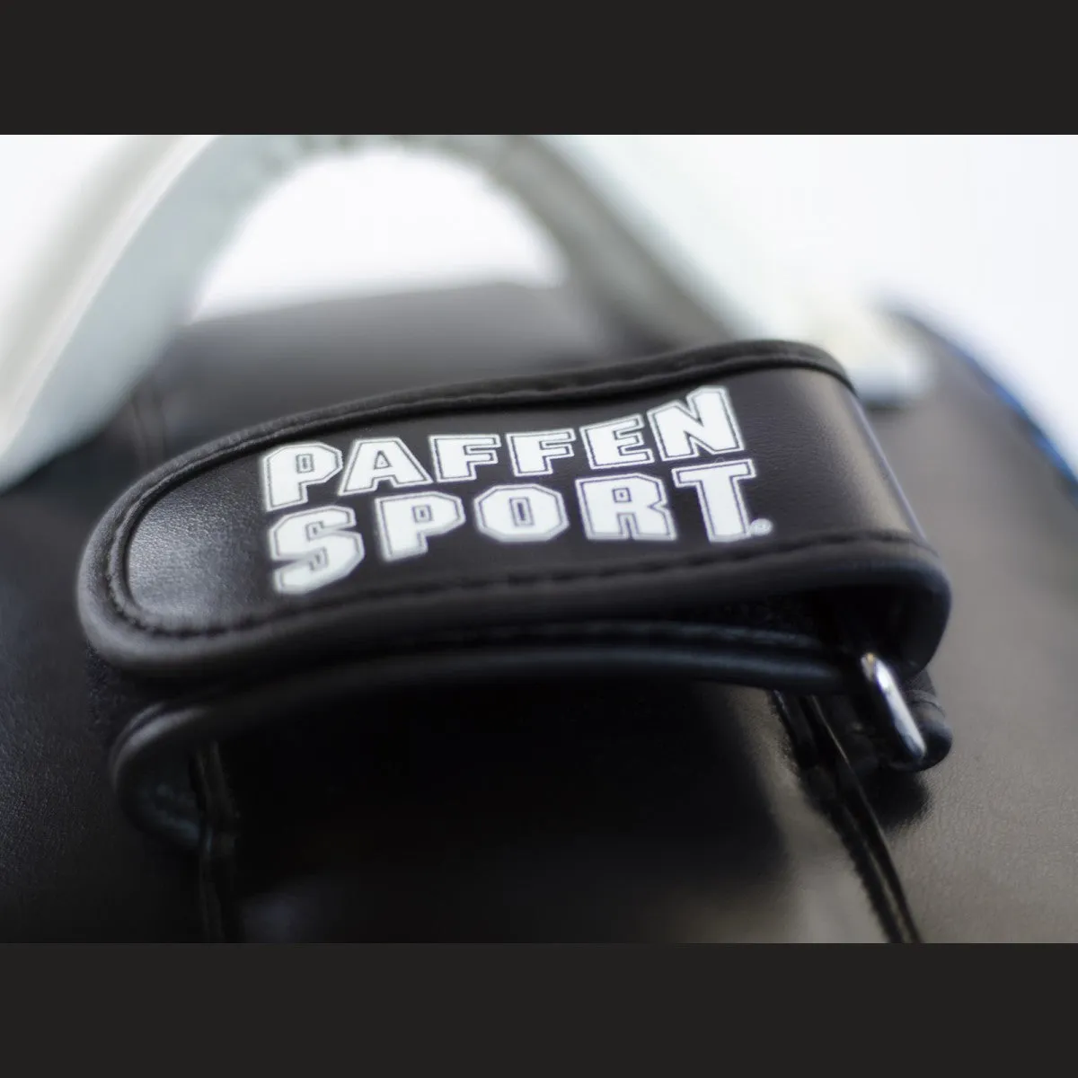 PAFFEN SPORT GEL KICK & PUNCH PADS-BLACK/WHITE/BLUE