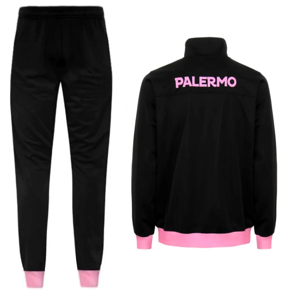 Palermo FC black presentation soccer tracksuit 2021 - Kappa