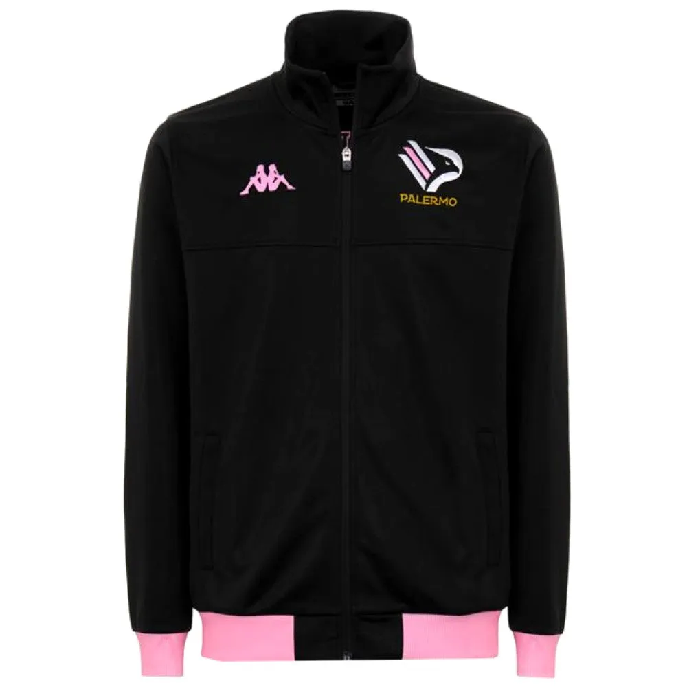 Palermo FC black presentation soccer tracksuit 2021 - Kappa