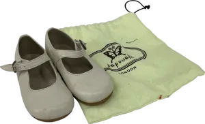 Papouelli Cream Sienna Leather Shoes UK 7 EU 24 👼