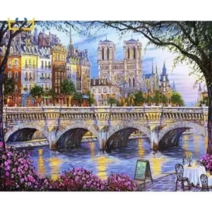 Paris View – Canvastly DIY Paint By Numbers