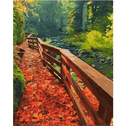 Path in the Forest – Canvastly DIY Paint By Numbers