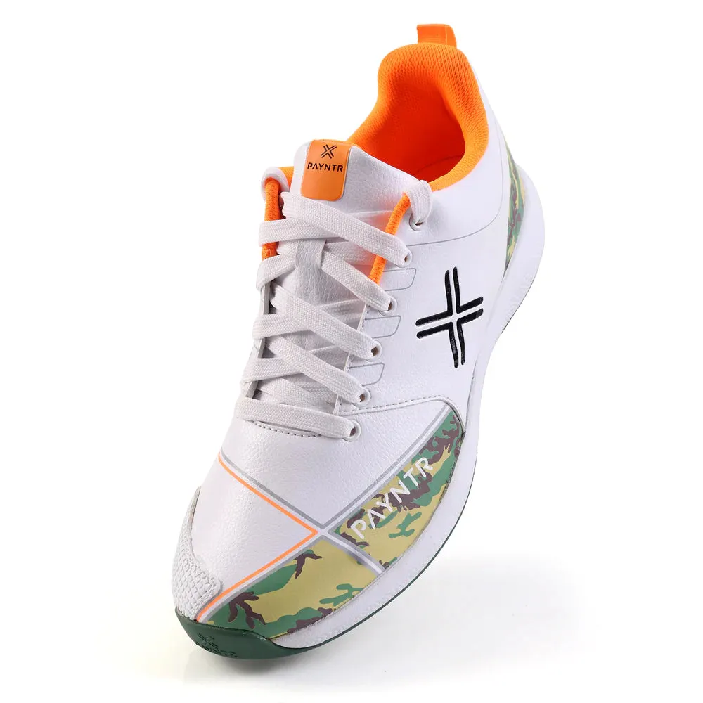 Payntr X Rubber Stud Cricket Shoes | Camo