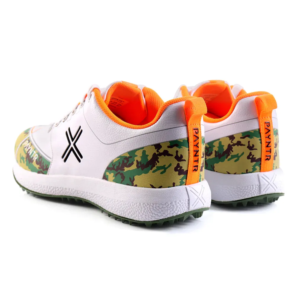Payntr X Rubber Stud Cricket Shoes | Camo