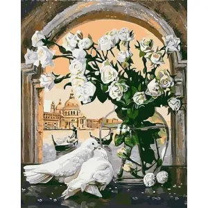 Peaceful Doves - Canvastly DIY Paint By Numbers