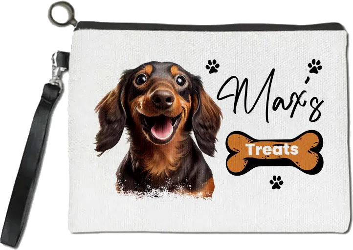 Personalised Dachshund Treat Bag
