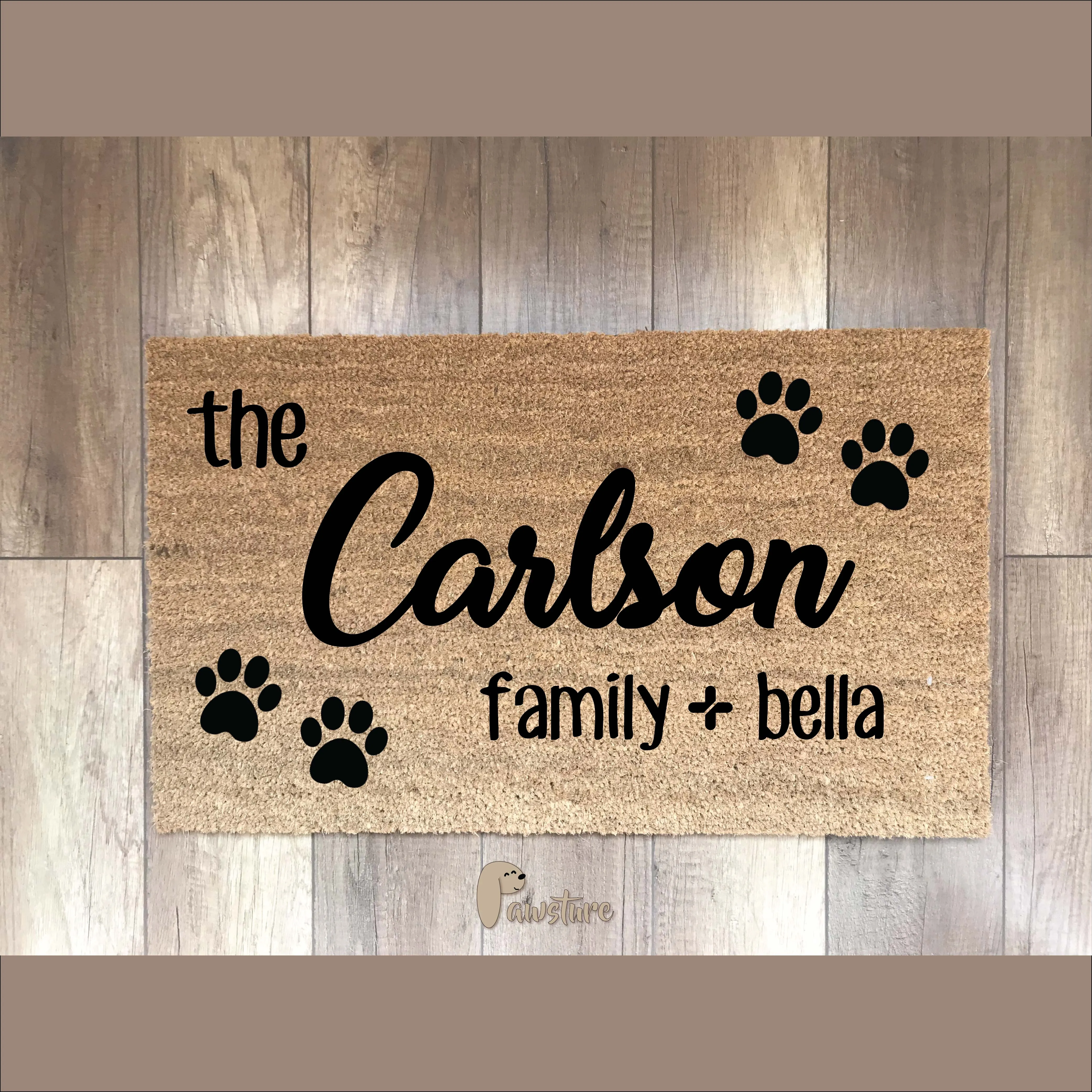 PERSONALIZED mat (family)
