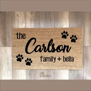PERSONALIZED mat (family)