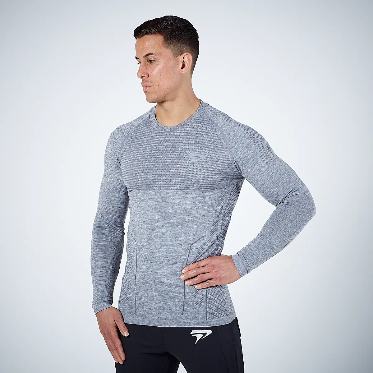 Physiq Apparel - HyperKnit 2.0 Long Sleeve Shirt - Grey