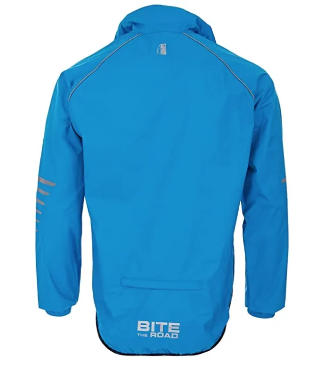 Pitbull Rask Waterproof Cycling Jacket / Rain Jacket - Green / Blue or Yellow