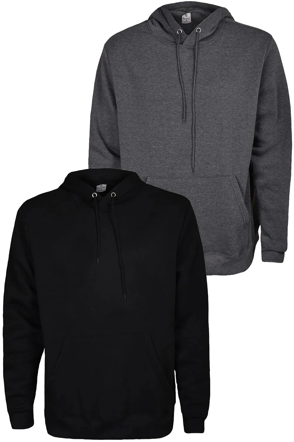 Plain Polycotton Pullover Hoodie