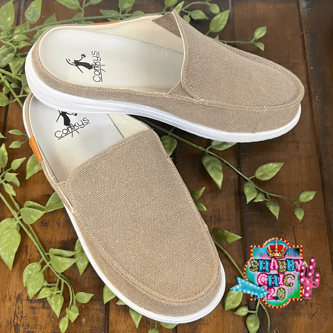 Pontoon Canvas Shoe - Khaki