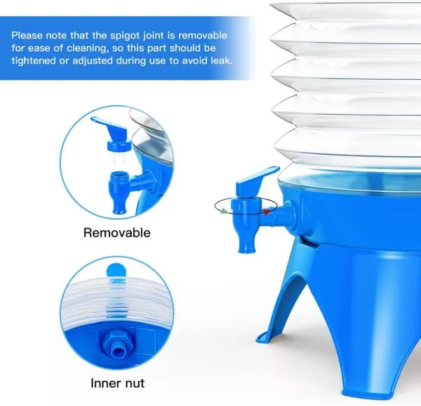 Portable Foldable Beverage Dispenser ( Random color 5.5l)