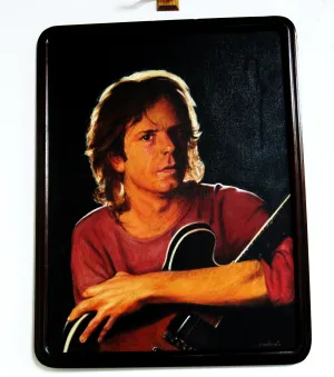 Portrait - "Bob Weir of the Grateful Dead" Genuine Oil Painting on canvas by Renowned Tonalist Painter Dennis Sheehan
