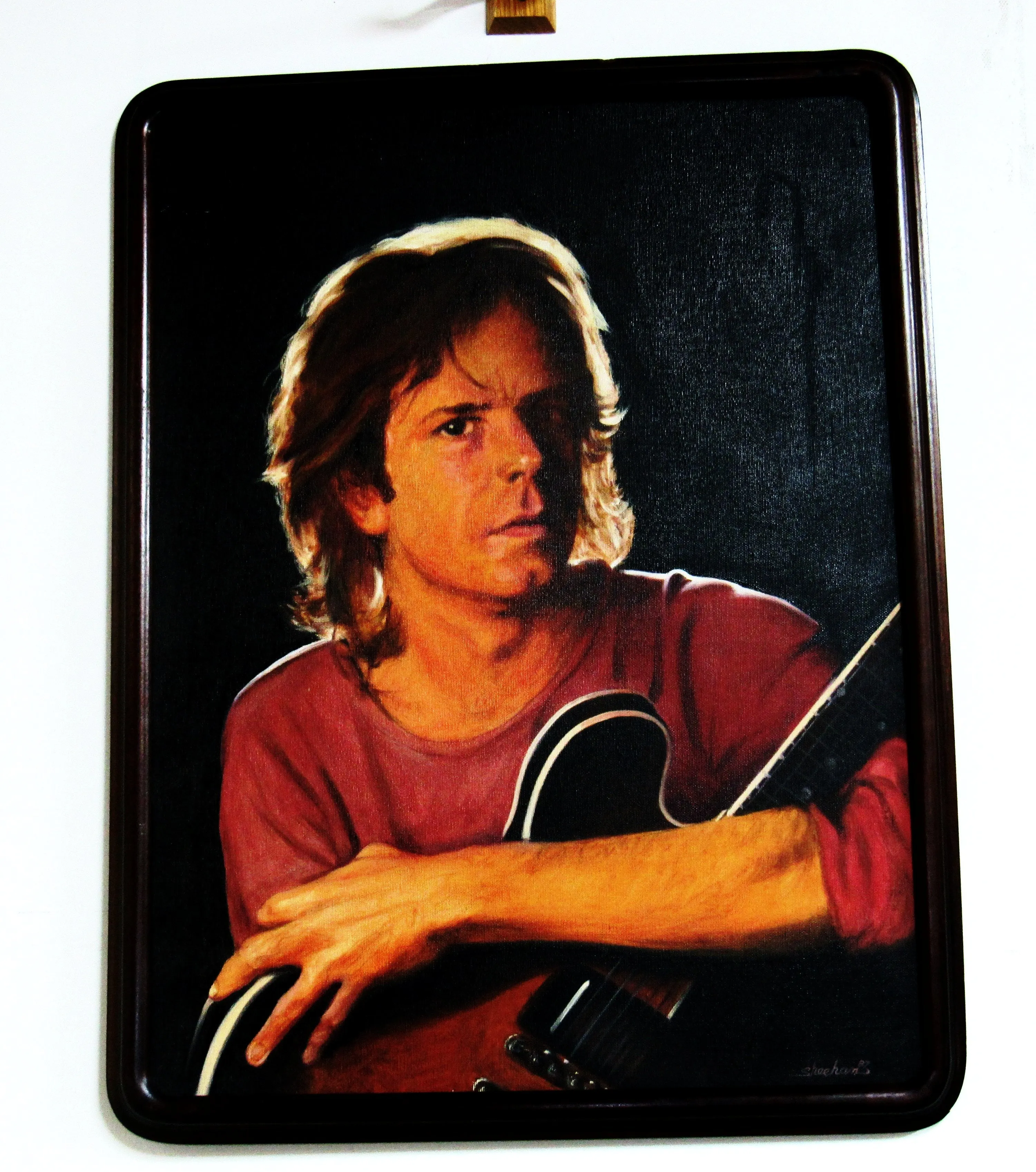 Portrait - "Bob Weir of the Grateful Dead" Genuine Oil Painting on canvas by Renowned Tonalist Painter Dennis Sheehan