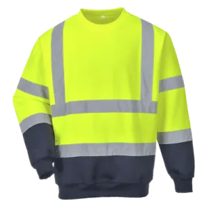 Portwest B306 Two Tone Hi-Vis Sweatshirt