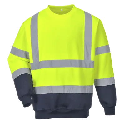 Portwest B306 Two Tone Hi-Vis Sweatshirt