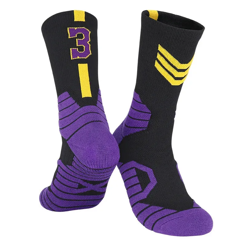 Premium Knee-High Basketball Socks: Ultimate Comfort and Support
