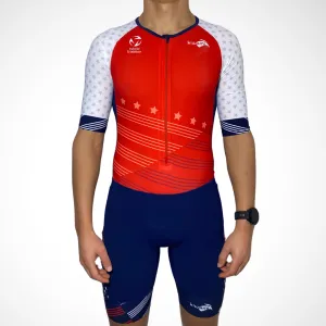 PRIMA 2 LD AERO TRISUIT - USA RED