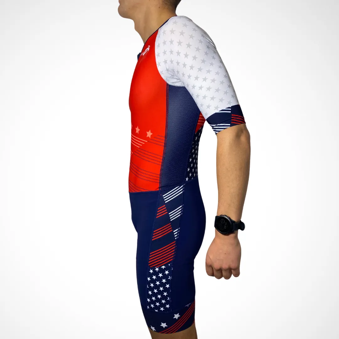 PRIMA 2 LD AERO TRISUIT - USA RED
