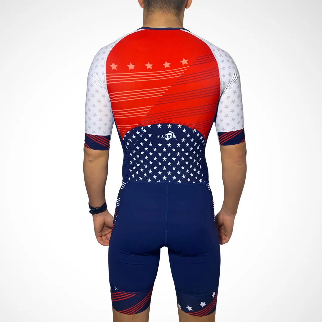 PRIMA 2 LD AERO TRISUIT - USA RED
