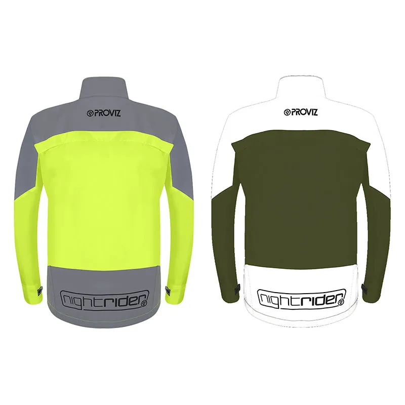 Proviz Waterproof Storm Zip Nightrider 2.0 Cycling Jacket